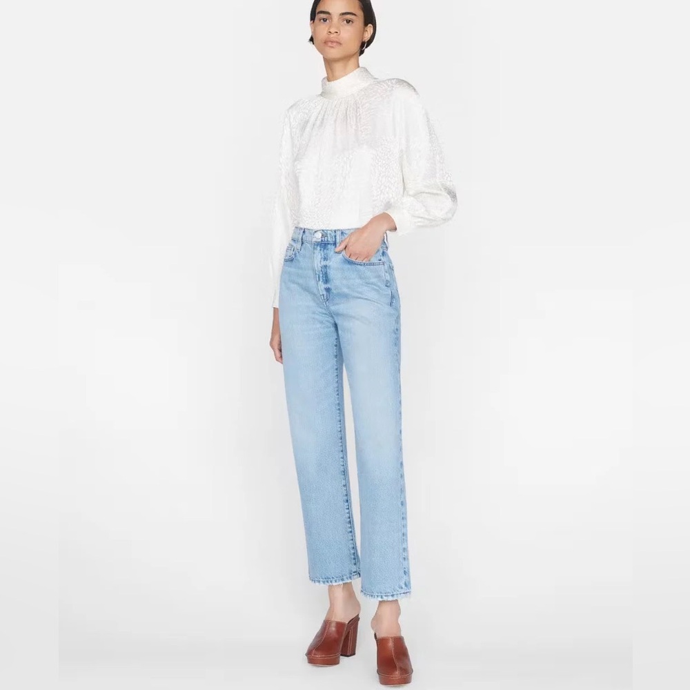 NWOT FRAME Le Jane Ankle Denim Jeans Size 24 - Flawless!